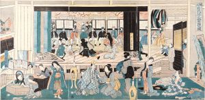 芳員「横浜岩亀楼子供手踊之図」