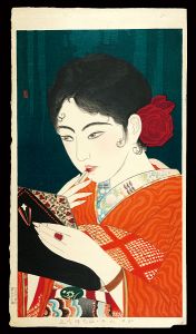 小早川清「近代時世粧ノ内 六　口紅」