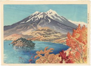 信濃十景　 野尻湖畔の秋
