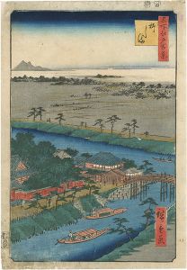 広重初代「名所江戸百景　柳しま」