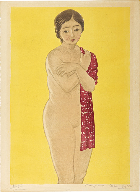 織田一磨「裸女三姿の内（1）」