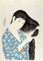 Woman Combing Her Hair 【Reprod......