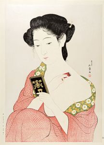 Woman Applying Make-up【Reproduction】