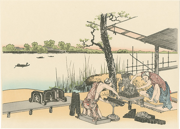 北斎「浅草今戸【復刻版】」
