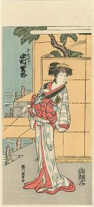 The Actor Nakamura Riko in the Role of the Wife of Fukukiyo