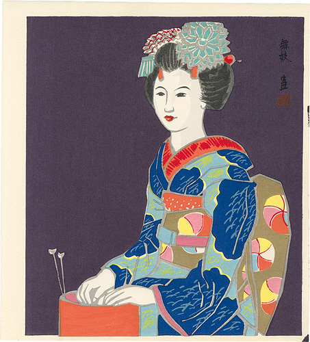 徳力富吉郎「舞妓」