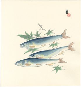 徳力富吉郎「鮎（仮題）」