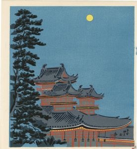 徳力富吉郎「平安神宮 秋」