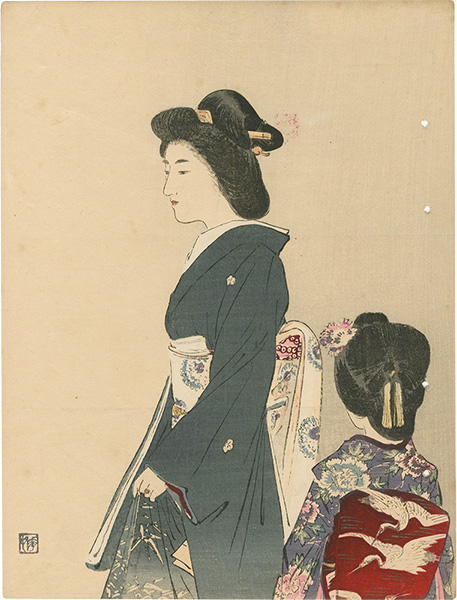 鈴木華邨「木版口絵」