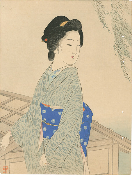 鈴木華邨「木版口絵」