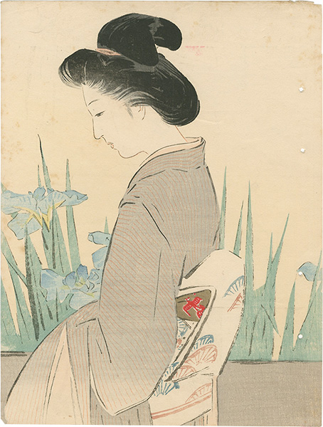 梶田半古「木版口絵」