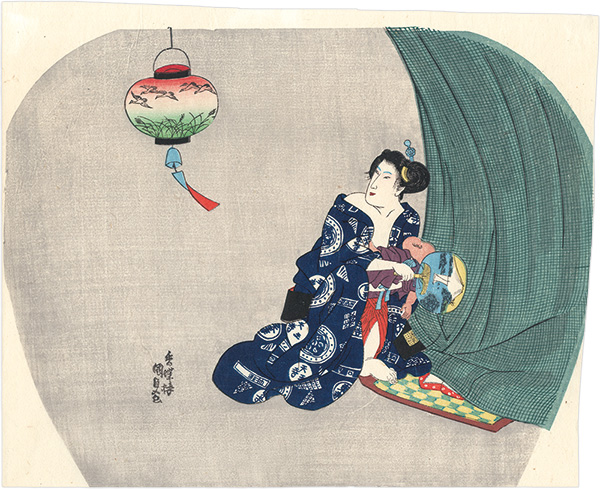 Kunisada I “Evening Breeze (tentative title)【Reproduction】”