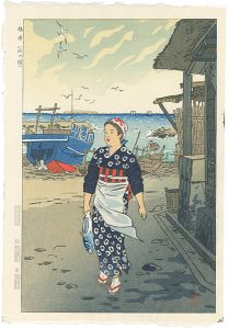 笠松紫浪「福浦（浜の娘）」