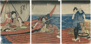 Kunisada I / Kabuki Play: Hakken-den Uwasa no Takadono [八犬伝評判楼閣]
