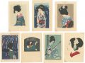 Mini woodblock prints