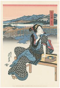 Tokaido Beauties / Yoshida【Reproduction】