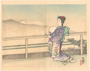 上村松園「美人図（仮題）」