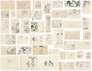 長谷川春子「自筆挿絵　おこま：ある女掏摸の良心」
