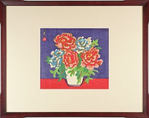 川西英「牡丹」