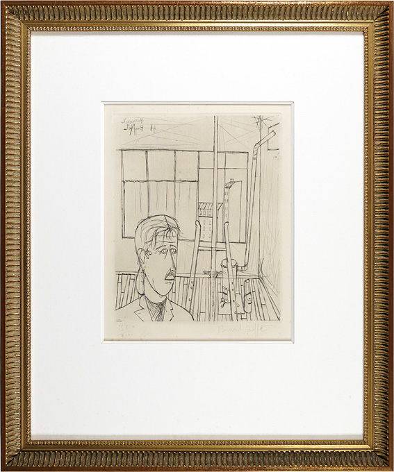 Bernard Buffet “Personnage dans l'atelier”