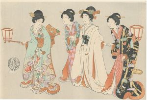 周延「婦人風俗　お嫁入り（仮題）」