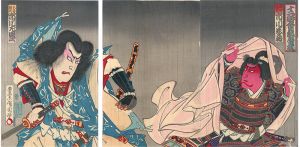 国周「十二時会稽曽我」