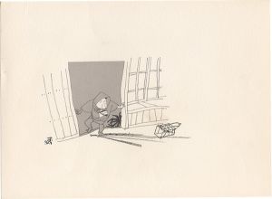 おおば比呂司「自筆画稿　笑談(B)」