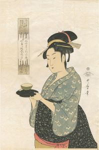 Utamaro / Okita of Nanbaya【Reproduction】 [難波屋おきた【復刻版】]