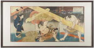 Kuniyoshi / Collection of Loyal, Courageous, Dutiful, and Faithful Heroes [義勇孝信 英雄ぞろい]