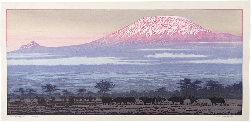 Yoshida Toshi “Kilimanjaro, Morning”