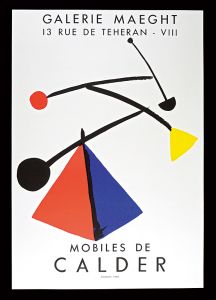  Alexander Calder / Exhibition Poster : MOBILES DE CALDER