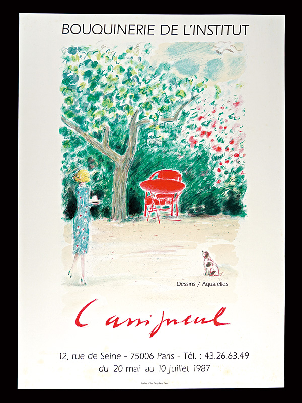 Jean-Pierre Cassigneul “Exhibition Poster : Cassigneul”