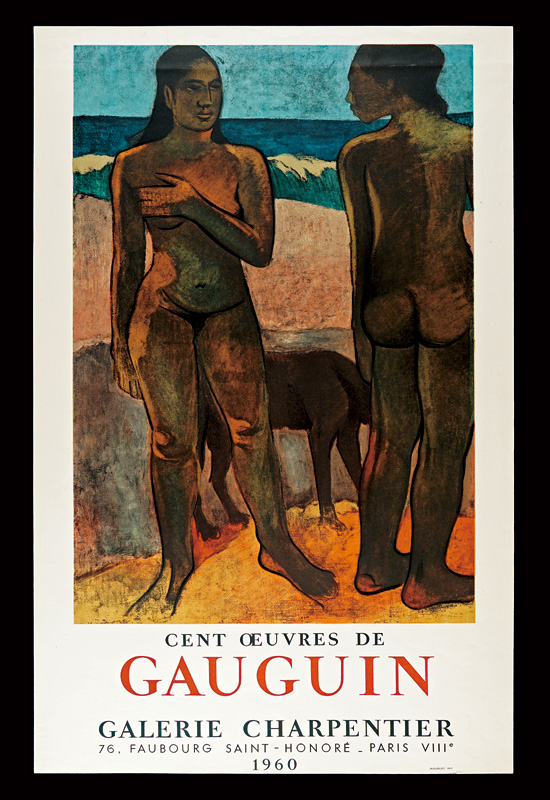 Paul Gauguin “Exhibition Poster : CENT OEUVRES DE GAUGUIN”