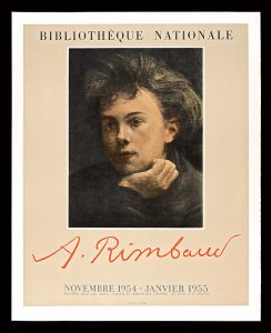 Arthur Rimbaud / Arthur Rimbaud Exhibition Poster