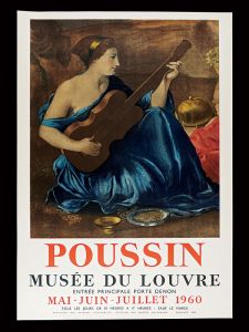 Nicolas Poussin / Exhibition Poster : POUSSIN MUSEE DU LOUVRE