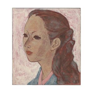 松本榮（栄）「自筆画色紙」