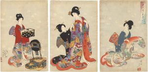 周延「千代田之大奥　お召しかへ」