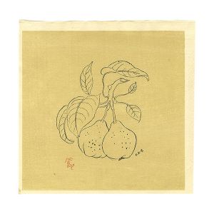 岡鹿之助「西洋梨（上置）」