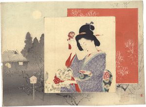 鈴木華邨「木版口絵」
