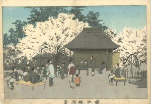 清親「亀戸梅屋敷」