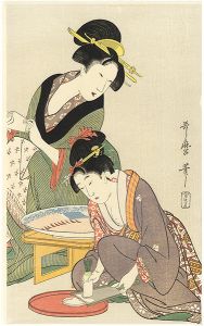 料理をする母娘【復刻版】
