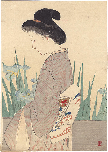 梶田半古「木版口絵」