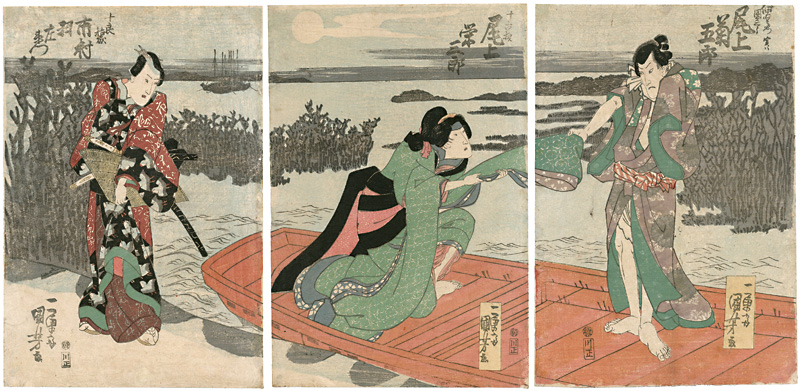 国芳「小袖曾我薊色縫」