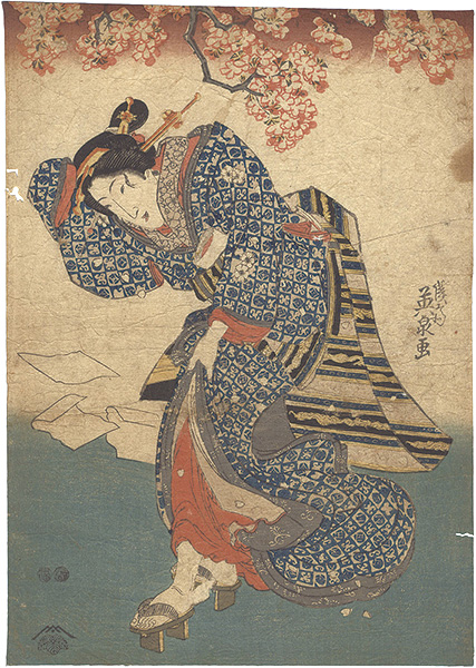 英泉「今様花鳥風月」