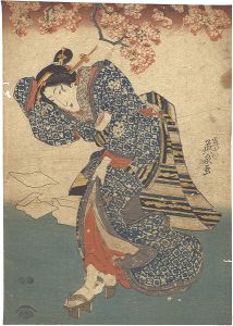 英泉「今様花鳥風月」