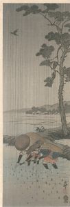 小原古邨（祥邨）「田植え」