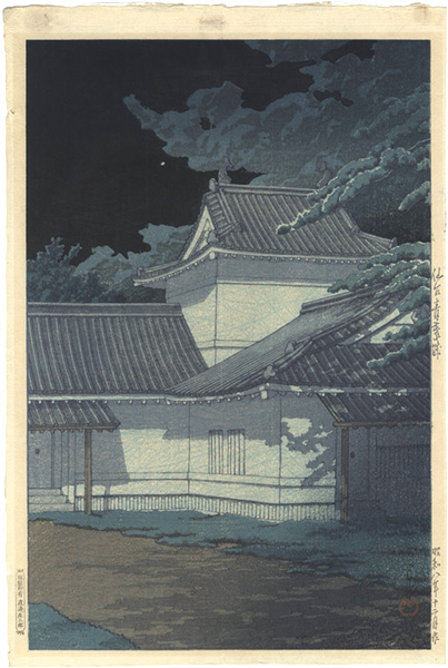 川瀬巴水 “Collection of Scenic Views of Japan, Eastern Japan Edition / Aoba Castle, Sendai”