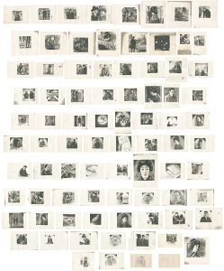 大橋月皎「自筆画稿　久米正雄原作『冷火』」