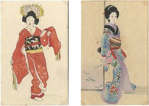 「木版絵葉書」