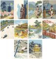 木版絵葉書　国際観光都 京の文化